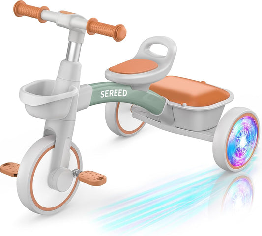 Colorful Lighting Toddler Tricycle for 2-5 Years